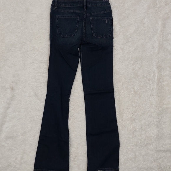 BULLHEAD BLACK Womens Juniors Bootcut Jeans Sz 3R, Stretch Dark Wash  Distressed - Picture 7 of 8